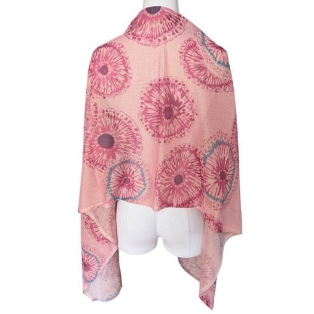 Scarf, Imported from Italy in Shades of Pink Shimmer NWOT - Picture 4 of 8